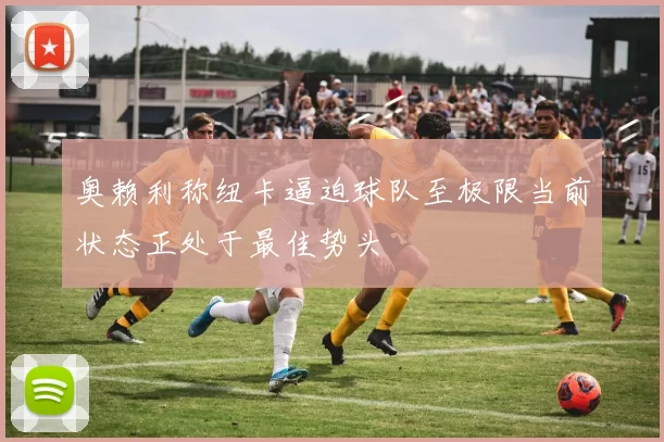 奥赖利称纽卡逼迫球队至极限当前状态正处于最佳势头